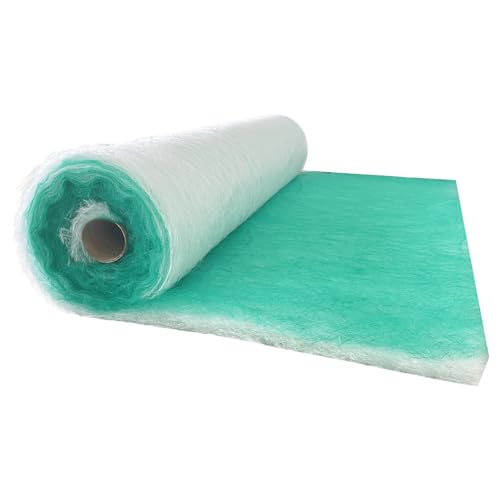 Xcwdtdr Paint Booth Exhaust Filter Roll 39.4 x 65.6ft 2.4inch Thick Spray Booth Filter
