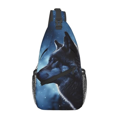 Bolso Masculino Cruzado Diagonal Mochila Bandolera Negra miniatura 1