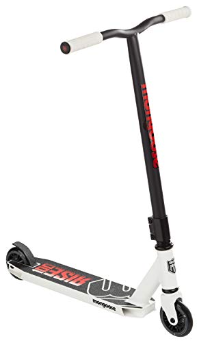 Mongoose Rise 100 Expert Youth and Adult Freestyle Kick Scooter, High Impact 110mm