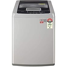 LG 7.5 Kg 5 Star Smart Inverter Fully-Automatic Top Load Washing Machine (T75SKSF1Z, Middle Free Silver, TurboDrum…
