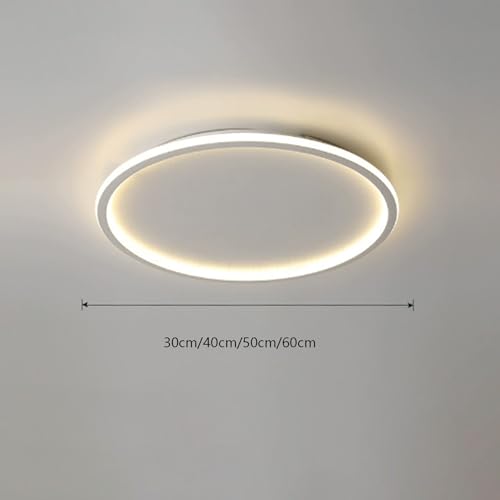 Plafonnier LED rond or 50cm dimmable avec télécommande pour salon - 6