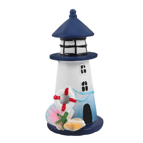 Gatuida Lámpara de Jardín Faro de Resistente al Agua Pantalla de Lámpara Reemplazable para Decoración Náutica al Aire para Patios y
