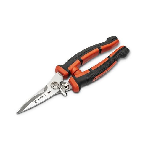 Wezsnip Crescent Wiss EZ-Allzweckschere 21,6 cm, einfache Schere für Heimwerker, Reparaturwerkstätten und Garten, robuste Elektriker-Werkzeuge