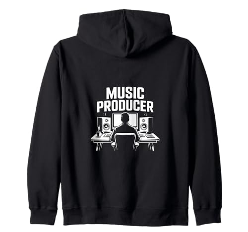 Music Producer Studio Setup Beat Maker DJ Sound Engineer Sweat à Capuche