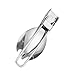 Muzrunq Foldable Spoon Spork Camping Cutlery Folding Fork Spoon 2 in 1 Outdoor Travel Tableware Folding Cutlery Spoon Spork for Hiking Picnic Trekking Indoor.