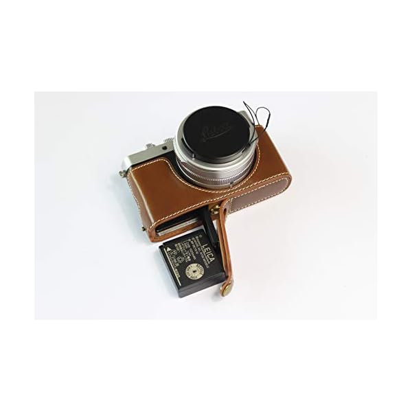 D-Lux 7 Kameratasche von Zakao aus PU-Leder, mit Öffnung an der Unterseite, Schutzhülle für Leica D-Lux 7, mit… – Bild 8