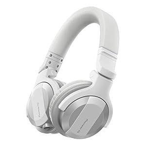 Pioneer DJ HDJ-CUE1BT-W, Casques DJ avec Bluetooth, Blanc