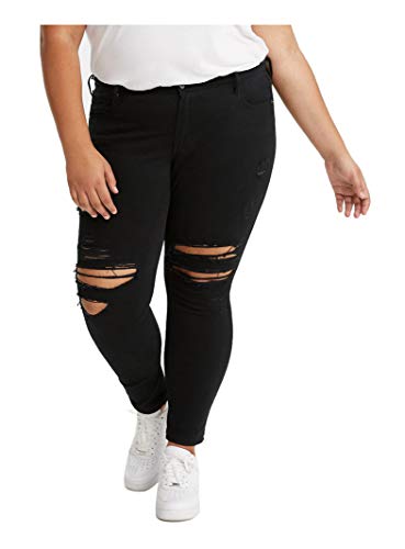 Image of Levi's Women's 711 Skinny Jeans, So Extra - Black (Waterless), 35 Regular