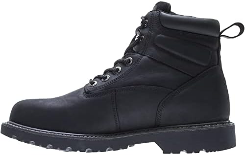 Wolverine Men’s Floorhand Waterproof 6” Steel-Toe Work Boot, Black, 9 | Image 5