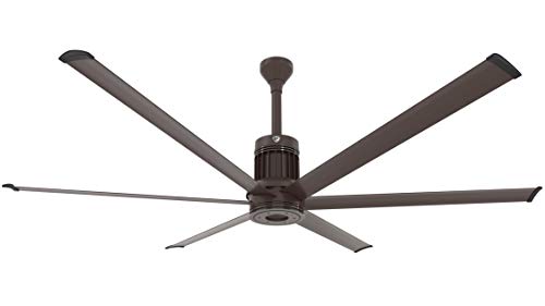 Image of Big Ass Fans i6 84 inch Smart Indoor Ceiling Fan, SenseMe Technology, High Airflow Modern Ceiling Fan, WiFi App Control, Oil Rubbed Bronze