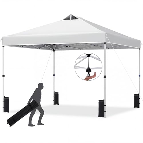 Image of Tangkula 10 x10 Ft Pop Up Canopy with Center Lock