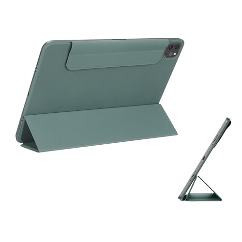 Image of Amazon Basics Case for iPad 7 /8 /9 Generation 10.2 inch (2019 /2020 /2021) Pencil Holder, PU Leather, Trifold Stand, Auto Wake /Sleep, Soft TPU Back Case Cover