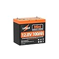 12V 100Ah Mini LiFePO4 Lithium Battery, Group 24 Lithium Battery Built-in 100A BMS, Grade A Cells, Up to 15000 Cycles, 10-Year Lifespan, Max. 1280Wh Energy for Trolling Motor, RV, Solar, Off-Grid