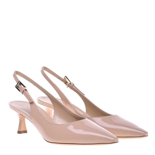 DRESS SLINGBACK MID Baldinini Pump Patent L Nude, Pompa Donna, Colore: Rosa, 37 EU