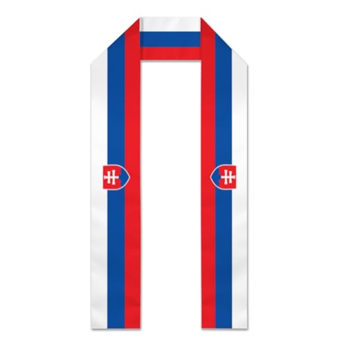 Slovakia flag Graduation Sash,Graduation Stole Scarf Gifts for International Student