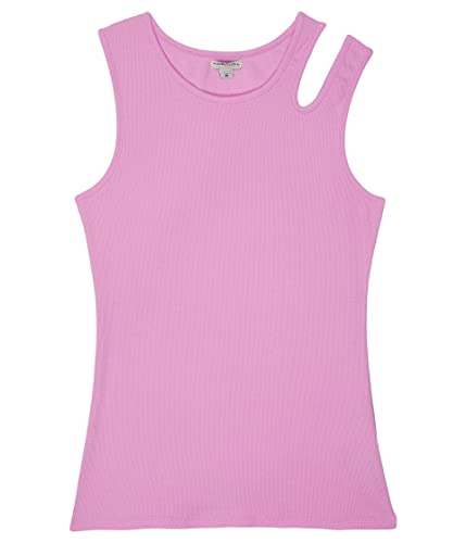 Image of HABITUAL girl Girl's Sleeveless Cutout Tank Top (Big Kids) Lavender 16 (Big Kid)