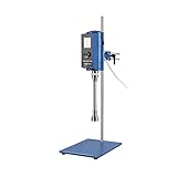 ZCBYBT Lab High-Speed Homogenizer Adjustable Laboratory Dispersing Emulsifier High-Shear Mixer, 2000-28000Rpm LCD Display with Timer,36G Working Head