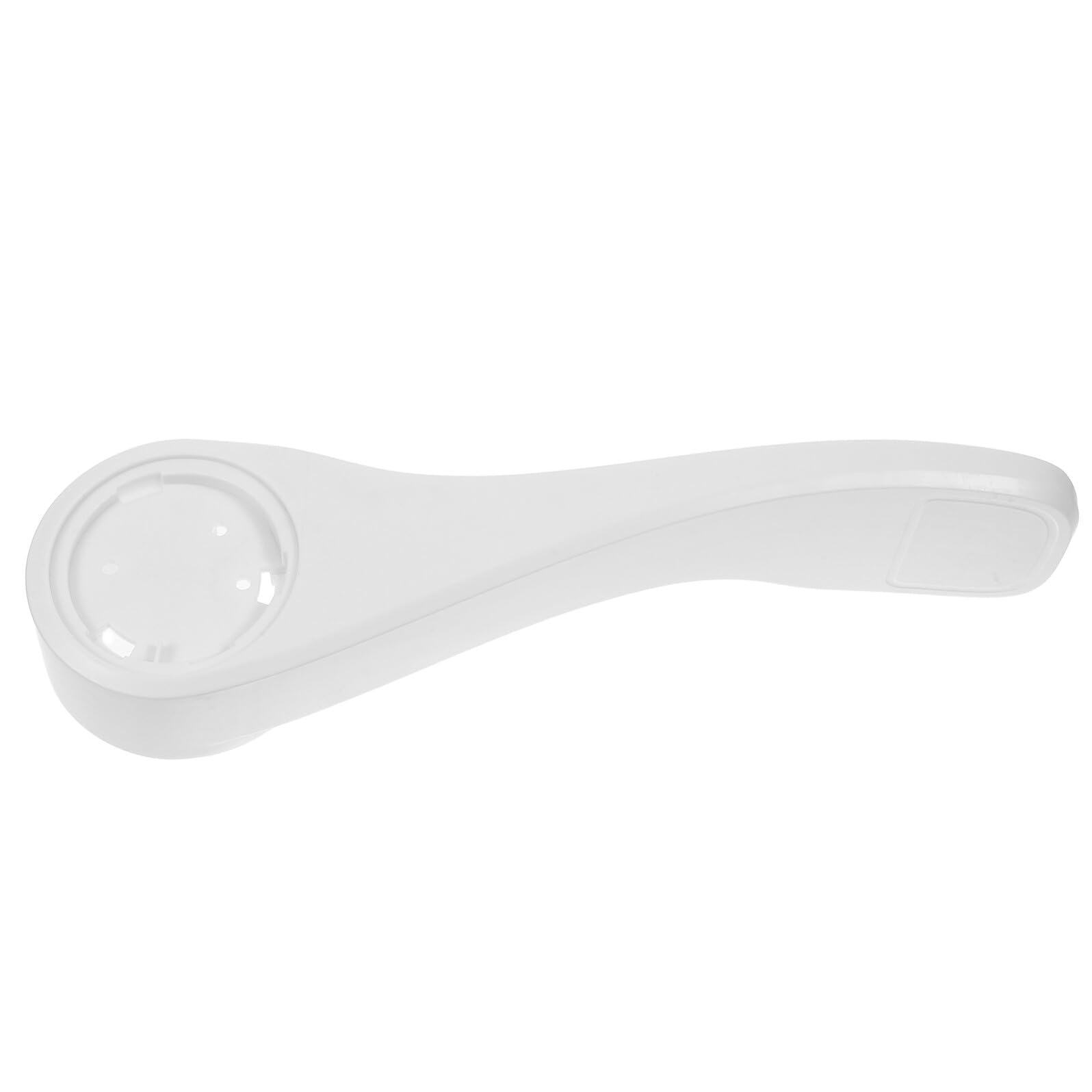 Pedale per Wc Camper, Ricambio per Toilette Rv, Abs Bianco | Design Ergonomico Compatto, Installazione Semplice, per Bagni di Camper e Roulotte