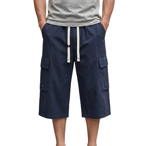 Pantalon de travail extérieur court et confortable avec de grandes poches
