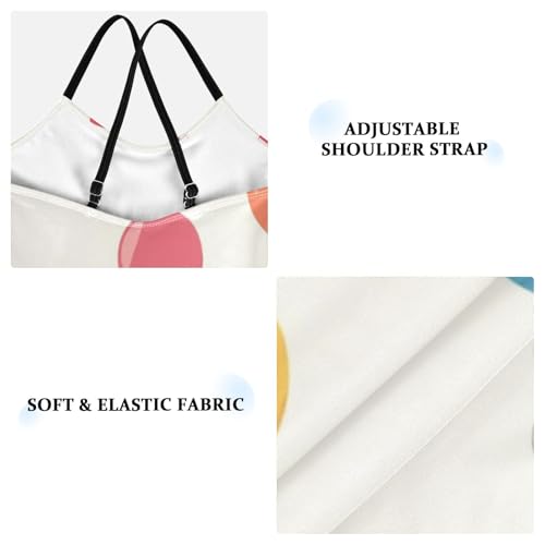 ZZKKO Colorful Balloon Girls Swimsuit One Piece Bathing Suit for Baby Girls' Swimwear 3-10T3