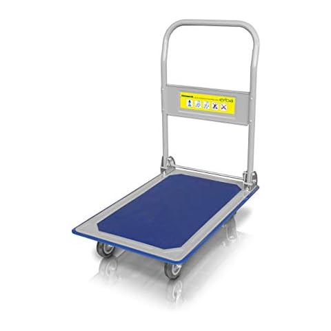 Erba, 03052, Plateauwagen/Plattformwagen klappbar Tragkraft max. 150kg Cover