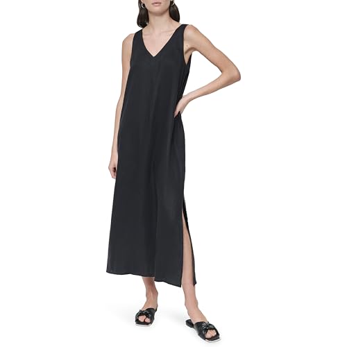 DKNY Women's Sportswear Dresses, Black, X-Small at Amazon Women's Clothing store