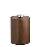 Kraftware Woodcraft Ice Bucket, Tall, Walnut Brown