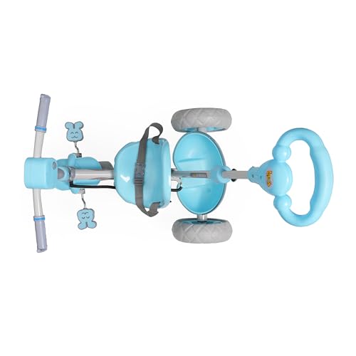 Image of Luusa Emo-G Light & Musical Tricycle for Kids | Baby Tricycle with 3 Adjustable Parental Control for 2 Years to 5 Years for Boys|Girls (Carrying Capacity Upto 30KGS) (Blue)