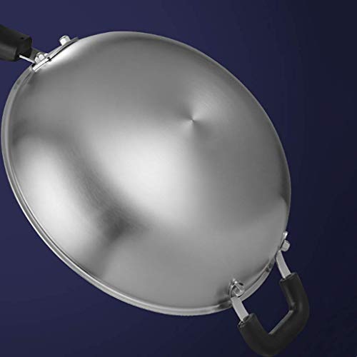 Wok acero inoxidable 304 para inducción 32 cm miniatura 7