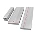 Aluminium Flat Bar Plate Strip, 6061 Aluminum Sheet Metal Thickness 3-20mm Multiple Sizes for Industry 1pc(16x150x200mm)