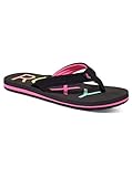 Tongs pour enfants Roxy Tongs Vista pour fille, noir, 11 Little Kid