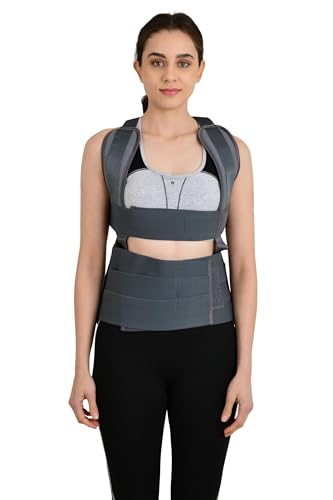 Image of ZEDAN Taylor Brace Dorso Lumbar Spinal Brace | Adjustable Back & Shoulder Support Belt | Unisex Spine Alignment & Posture Support | for Men & Women