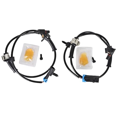 ABS Sensor Front Left Right Compatible for Chevy Silverado/Express/Suburban/Tahoe & GMC Sierra/Savana/Yukon XL & Cadillac Escalade 4.3L 4.8L 5.3L 5.7L 6.0L ABS Wheel Speed Sensor Replace#19181873