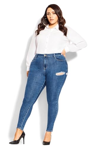 City Chic Women's Jean-Harley Emily3
