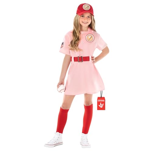 Morph Baseball Player Pink Girls M