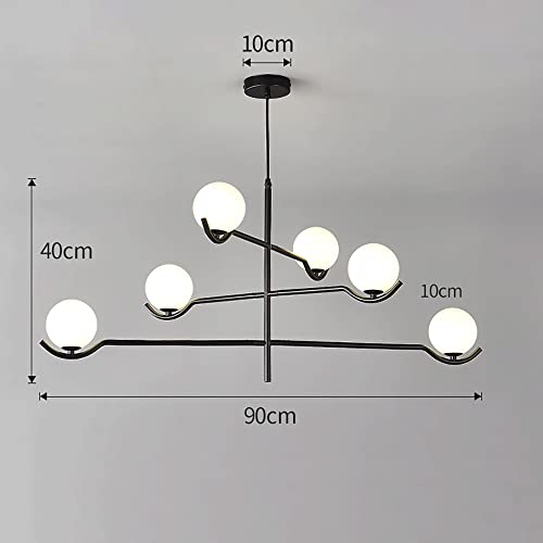 Lampe suspendue longue pour éclairer une grande table - 6