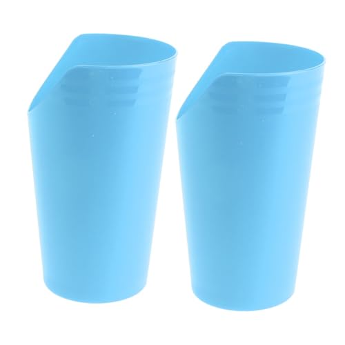 DRESSOOS 2個高齢者用こぼれ防止ケアカップ 食品グレード素材 多機能ベッド