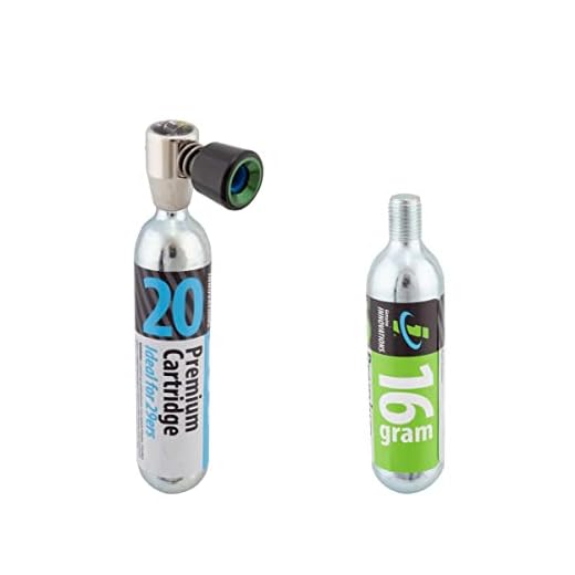 Genuine Innovations G2673, AirChuck, Lightweight, Bicycle CO2 Inflator, weight 16g, Black