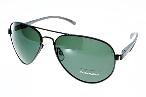 Lunettes de soleil AD SOL 208025 acier avec verres verts polarisés mixte