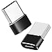 Produktbild USB A auf USB C Buchse Adapter (2 Pack), Typ C-Buchse zu USB-Stecker Adapter Konverter Kompatibel mit Pad Pro 2020/Pad Air 4, Phone 11/12 Pro, Galaxy S20/S20+, Laptops, Powerbanks, Ladegeräten