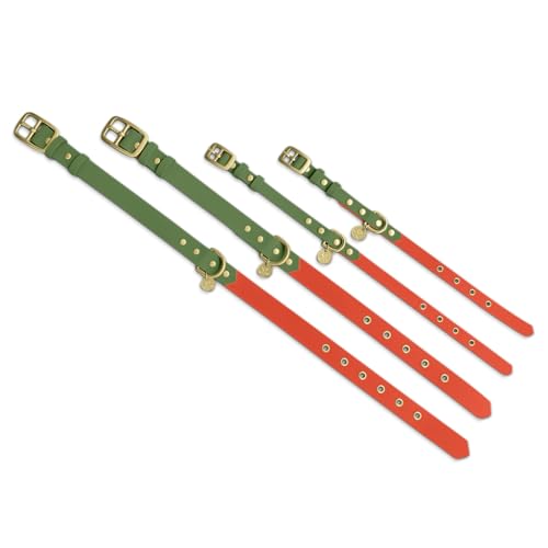 Collier pour grand chien orange fluo réglable de 43 à 56 cm - 5