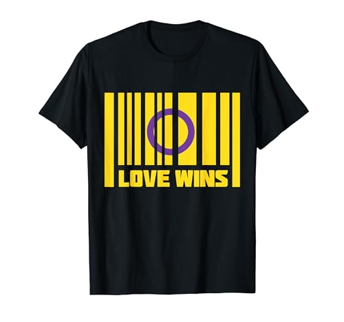 Intersex Pride Flagge Love Wins Intersex Flag T-Shirt
