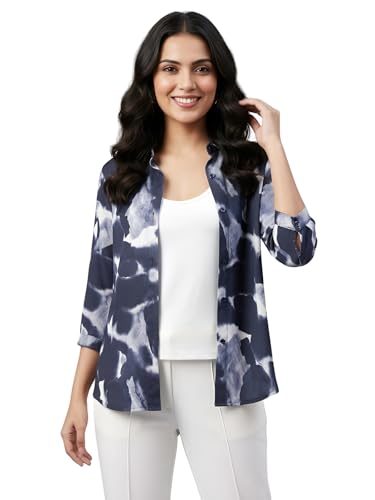 Image of Leriya Fashion Tops for Woman | Casual Top for Women Stylish Western Outfit | Collared Button Shirt for Women Oversized | Girls Professional Shirt for Office and Daily Outfit