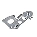 UAUS Adjustable Chain Tensioner W/Chain Guide CNC Silver Fit 415 Chain For 49cc 66cc 80cc Engine Motorized Bike Bicycle
