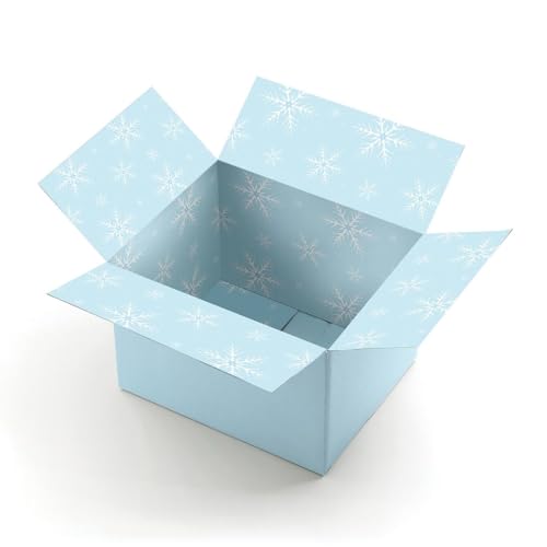 Image of Great Papers! GiftIn Corrugated Shipping Box, Snow Flakes for Gifts, Birthdays, Holidays, and Care Packages, 2 Pack (2024051)