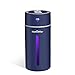 Puaida Mini Ultraschall Luftbefeuchter, 250 ml Abschaltautomatik Humidifier mit 7 Farben LED Licht, Tragbarer Ultra Leise USB Raumbefeuchter für Schlafzimmer, Kinderzimmer, Auto, Büro