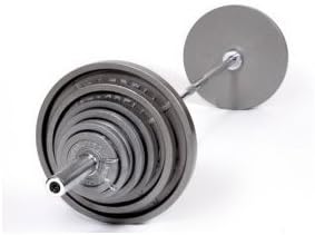 Amazoncom Olympic Weight Set Power Bar 302 Lb Total Olympic Set Plates Kg Sports Outdoors