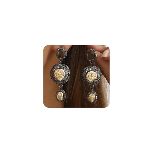 �����p�u���b�N�S�[���h�C�������O�A�u���b�N�N���X�^���n�[�}�[�h�S�[���h�_���O���C�������O���j�[�N�ȃ��B���e�[�W�W���G���[�A�N�Z�T���[�B, 2XL, ����, ��΂Ȃ�