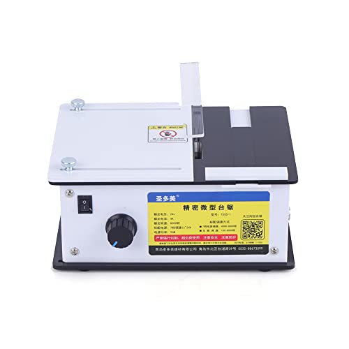 Upgrade Version Table Saw Mini Precision Table Saws,8000 Rpm Mini Multifunctional Table Saw Electric Desktop Saws Diy Wood Working Lathe Polisher Drilling Machine With 0.34In Hss Circular Saw Blade #TOP5