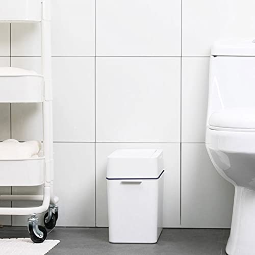 Vuilnisbakken Nordic vuilnisbak 9.5L Huishoudelijke woonkamer keuken eenvoudige push-type verzegelde grote badkamer… - Image 7